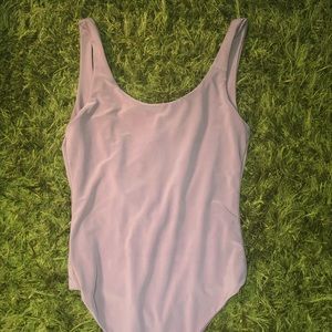 Mauve Deep back bodysuit